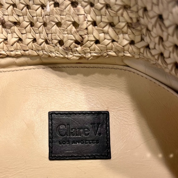 Clare V Petit Simple Tote rattan cream - Picture 5 of 7